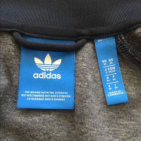 Navy Adidas Track Jacket - Picture 3 of 6